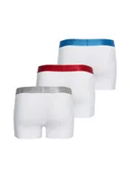 Basics Erkek Boxer 3lü Paket Modern BlackSpade 9470  Beyaz detay görünüm