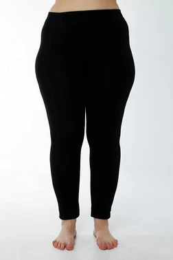 HMD Bayan Battal Likralı Pamuk Rahat Doku Tayt HMD 4019 - Alternatif Görünüm