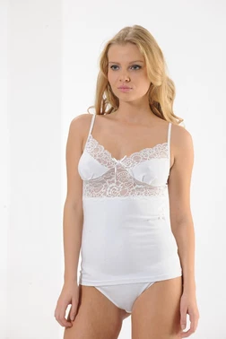 HMD Likralı Beyaz Süprem Atlet Hmd 2404 - Alternatif Görünüm