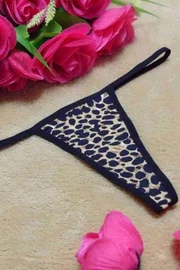 Leopar Desen Fantazi Tanga Bella Notte 18002