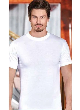 Berrak Erkek Sıfır Yaka Yarım Kol Fanila Berrak 1003