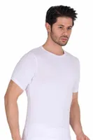 Berrak 1038 Erkek Modal 0 Yaka Atlet Beyaz detay görünüm