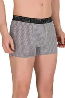 Çizgili Erkek Boxer Berrak 4475 Gri detay görünüm