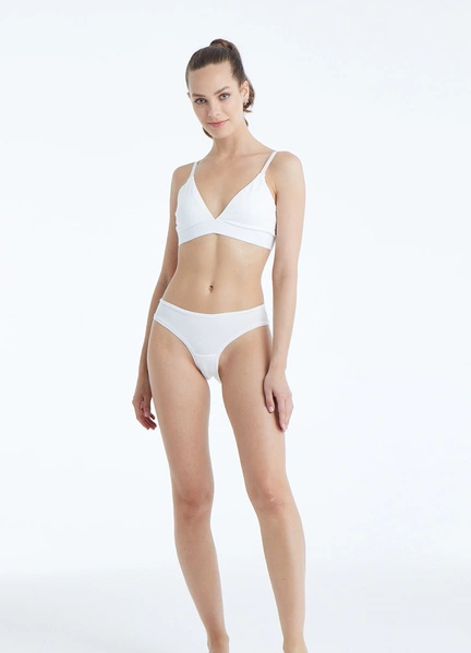 Beyaz Kadın Slip Külot BlackSpade 1563