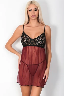 Phevos Bordo Gecelik Takımı Phevos 011-003610