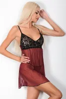 Bordo Gecelik Takımı Phevos 011-003610 Bordo farklı açı