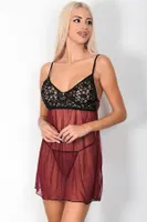 Bordo Gecelik Takımı Phevos 011-003610 Bordo görsel 8