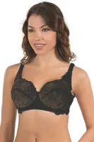 Brode Balenli Minimizer Sütyen B CUP Emay 146 Siyah farklı açı