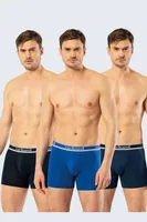 Cacharel Erkek 3lü Boxer Cacharel 1338/Lacivert - İndigo - Saks Görsel