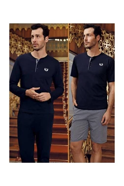 Perin 5Li Pijama Robdöşambır Capsella Damat Çeyiz Seti Perin 1095 - Alternatif Görünüm