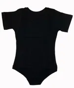 Çocuk Çıtçıtlı Kısa Kollu Body Dono 3330 - 3 Adet Siyah detay görünüm