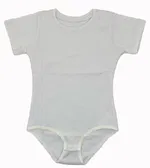 Çocuk Çıtçıtlı Kısa Kollu Body Dono 3330 - 3 Adet Beyaz