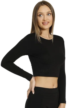 Dono Crop Top Uzun Kollu T-Shirt Dono 2218