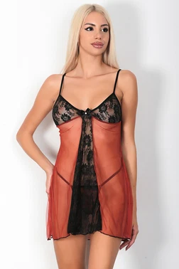 Phevos Dantel Trasnparan Gecelik Takım Phevos 011-003612 - Alternatif Görünüm