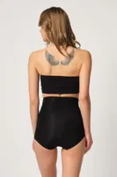 Dantelli Slip Korse Emay 2842 Siyah detay görünüm