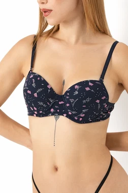 DOREMI Desenli Push Up Sütyen DoReMi 002-001502 - Alternatif Görünüm