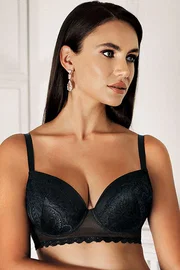 New Bra Lingerie Desteksiz Sütyen Dantelli New Bra Lingerie 3019