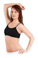 Dikişsiz Sporcu Maxi Size Büyük Beden Büstiyer Elite Life 853 Siyah detay görünüm