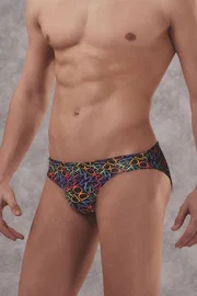 Doreanse Doreanse Erkek Modal Çok Renkli Baskılı Külot Slip 1405