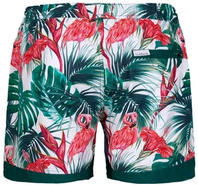Doreanse Doreanse Flamingo Desenli Cepli Erkek Deniz Şortu 3822 - Alternatif Görünüm