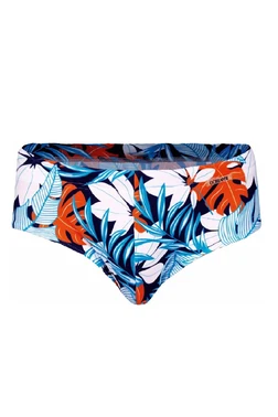Doreanse Doreanse Mavi Tropikal Desenli İpli Slip Mayo 3826