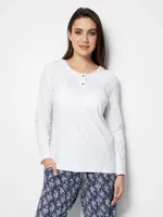 Doremi Bayan Pijama Üstü Beyaz
