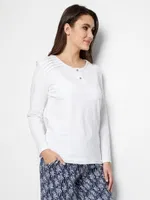 Doremi Bayan Pijama Üstü Beyaz görsel 4