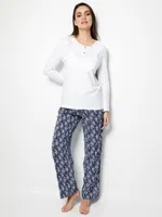 Doremi Bayan Pijama Üstü Beyaz görsel 7