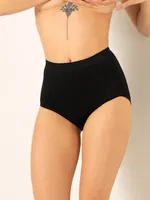 DoReMi Dikişsiz Seamless Kadın Yüksek Bel Slip Siyah görsel 7