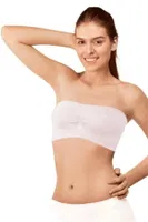 Elite Life Dikişsiz Askısız Straplez Büstiyer Sütyen 860 Beyaz görsel 4