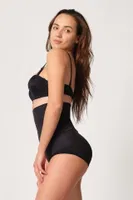 Emay 2005 Yüksek bel slip pop-up Korse Popo Destekli Siyah görsel 8