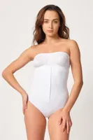 Emay 2088 Önden Agraflı Slip Korse Beyaz görsel 7