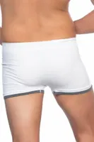Emay 2104 Erkek Boxer Beyaz detay görünüm