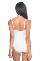 Emay Desenli Slip Body Korse 2072 Beyaz görsel 11