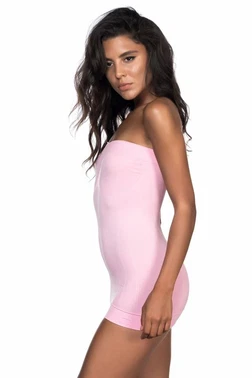 Emay Emay Desenli Straplez Dikişsiz Atlet 5005 - Alternatif Görünüm