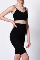 Emay Dikişsiz Çift Kat Boxer Korse 2015 Siyah görsel 10