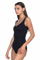 Emay Dikişsiz Kalın Askılı Çıtçıtlı Ripli Body 1924 Siyah görsel 5