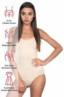 Emay Dikişsiz Kalın Askılı Çıtçıtlı Ripli Body 1924 Ten görsel 10