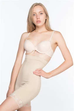 Emay Emay Dikişsiz Paça Dantelli Boxer Korse 2027 - Alternatif Görünüm