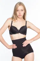 Emay İnce Yüksek Bel Slip Korse 7024 Siyah görsel 8