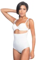 Emay Seamless Göğsü Açık Slip Boy Korse 2073 Beyaz görsel 6
