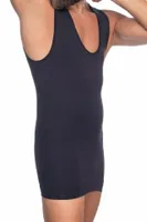 Emay V Yaka Erkek Atlet Korse E1003 Siyah görsel 7