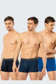 Cacharel Erkek 3lü Boxer Cacharel 1320 Lacivert-İndigo-Saks
