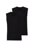 Erkek Atlet 2li Paket Loose Fit Siyah BlackSpade 9227  Siyah