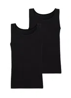 Erkek Atlet 2li Paket Tender Cotton Siyah BlackSpade 9678  Siyah