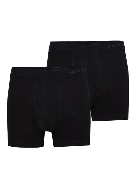 Erkek Boxer 2li Paket Loose Fit Siyah BlackSpade 9626