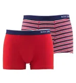 Erkek Boxer 2li Paket Stripes Kırmızı BlackSpade 9551  Kırmızı farklı açı
