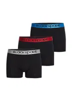 Erkek Boxer 3lü Paket Modern Basics BlackSpade 9470  Siyah
