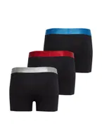Erkek Boxer 3lü Paket Modern Basics BlackSpade 9470  Siyah detay görünüm