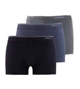 Erkek Boxer Shorty Antrasit 3lü Paket Tender Cotton BlackSpade 9670